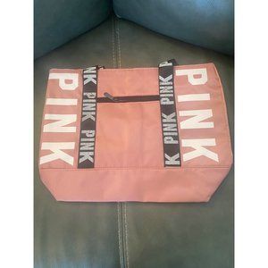 Pink Letter print travel Bag PINK lettering